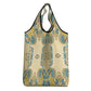 Madiba Nelson Mandela Batik Grocery Bag Yellow Blue Indonesia Heritage - African Pride