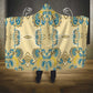 Madiba Nelson Mandela Batik Hooded Blanket Yellow Blue Indonesia Heritage - African Pride