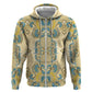 Madiba Nelson Mandela Batik Hoodie Yellow Blue Indonesia Heritage - African Pride
