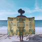 Madiba Nelson Mandela Batik Sarong Yellow Blue Indonesia Heritage - African Pride