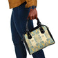 Madiba Nelson Mandela Batik Shoulder Handbag Yellow Blue Indonesia Heritage - African Pride