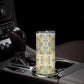 Madiba Nelson Mandela Batik Skinny Tumbler Yellow Blue Indonesia Heritage LT15