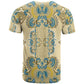 Madiba Nelson Mandela Batik T shirt Yellow Blue Indonesia Heritage - African Pride