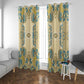 Madiba Nelson Mandela Batik Window Curtain Yellow Blue Indonesia Heritage - African Pride