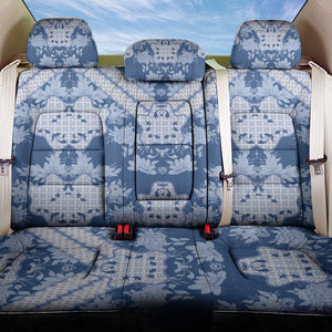 Indonesia Javanese Batik Nelson Mandela Madiba Blue Back Car Seat Cover - African Pride