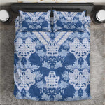 Indonesia Javanese Batik Nelson Mandela Madiba Blue Bedding Set - African Pride