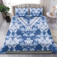 Indonesia Javanese Batik Nelson Mandela Madiba Blue Bedding Set - African Pride