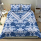 Indonesia Javanese Batik Nelson Mandela Madiba Blue Bedding Set - African Pride