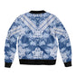 Indonesia Javanese Batik Nelson Mandela Madiba Blue Bomber Jacket - African Pride