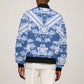 Indonesia Javanese Batik Nelson Mandela Madiba Blue Bomber Jacket - African Pride