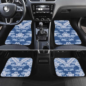 Indonesia Javanese Batik Nelson Mandela Madiba Blue Car Mats - African Pride