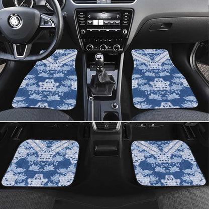 Indonesia Javanese Batik Nelson Mandela Madiba Blue Car Mats - African Pride