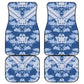 Indonesia Javanese Batik Nelson Mandela Madiba Blue Car Mats - African Pride