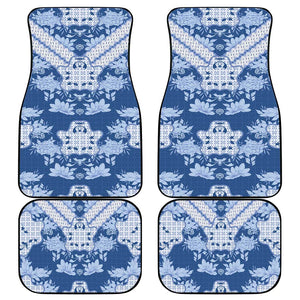 Indonesia Javanese Batik Nelson Mandela Madiba Blue Car Mats - African Pride
