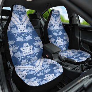Indonesia Javanese Batik Nelson Mandela Madiba Blue Car Seat Cover - African Pride