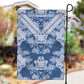 Indonesia Javanese Batik Nelson Mandela Madiba Blue Garden Flag - African Pride