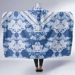 Indonesia Javanese Batik Nelson Mandela Madiba Blue Hooded Blanket - African Pride