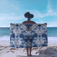 Indonesia Javanese Batik Nelson Mandela Madiba Blue Sarong - African Pride