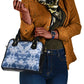 Indonesia Javanese Batik Nelson Mandela Madiba Blue Shoulder Handbag - African Pride