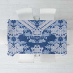 Indonesia Javanese Batik Nelson Mandela Madiba Blue Tablecloth - African Pride