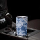 Indonesia Javanese Batik Nelson Mandela Madiba Blue Tumbler Cup LT15