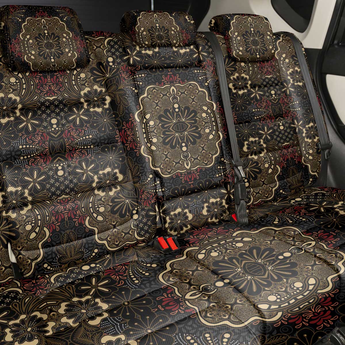 Indonesia Javanese Batik Nelson Mandela Madiba Vintage Style Back Car Seat Cover - African Pride