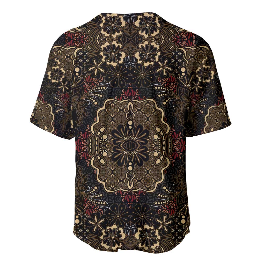 Indonesia Javanese Batik Nelson Mandela Madiba Vintage Style Baseball Jersey - African Pride