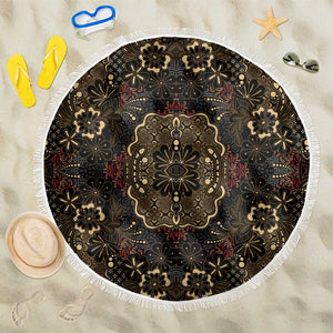 Indonesia Javanese Batik Nelson Mandela Madiba Vintage Style Beach Blanket - African Pride