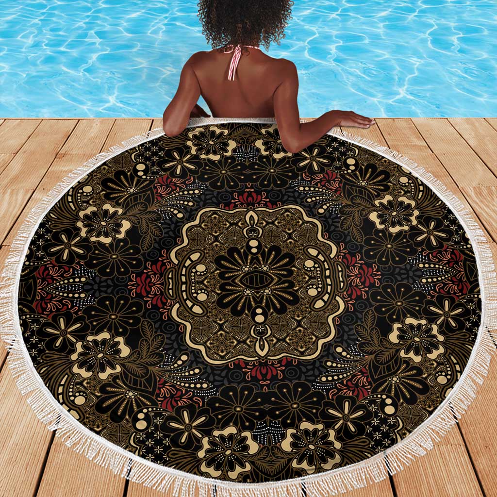 Indonesia Javanese Batik Nelson Mandela Madiba Vintage Style Beach Blanket - African Pride