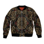 Indonesia Javanese Batik Nelson Mandela Madiba Vintage Style Bomber Jacket - African Pride