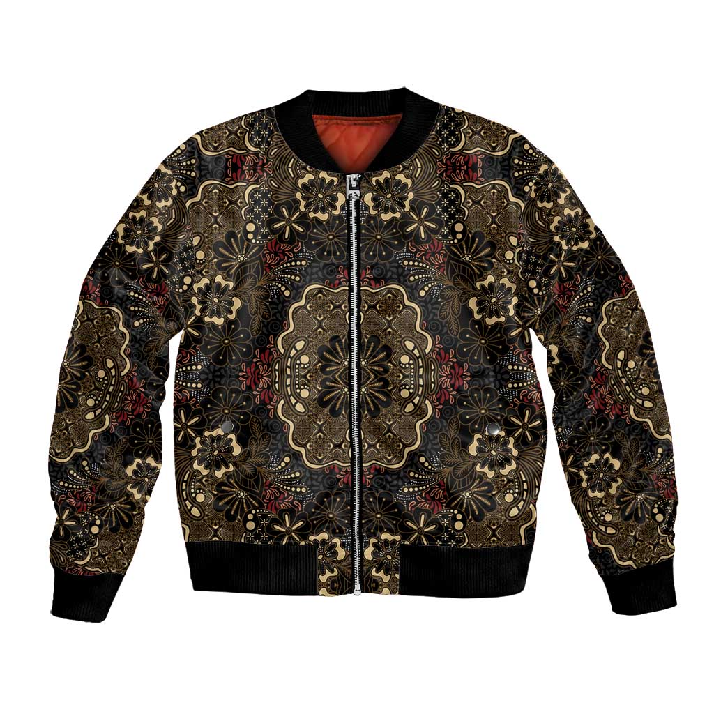 Indonesia Javanese Batik Nelson Mandela Madiba Vintage Style Bomber Jacket - African Pride