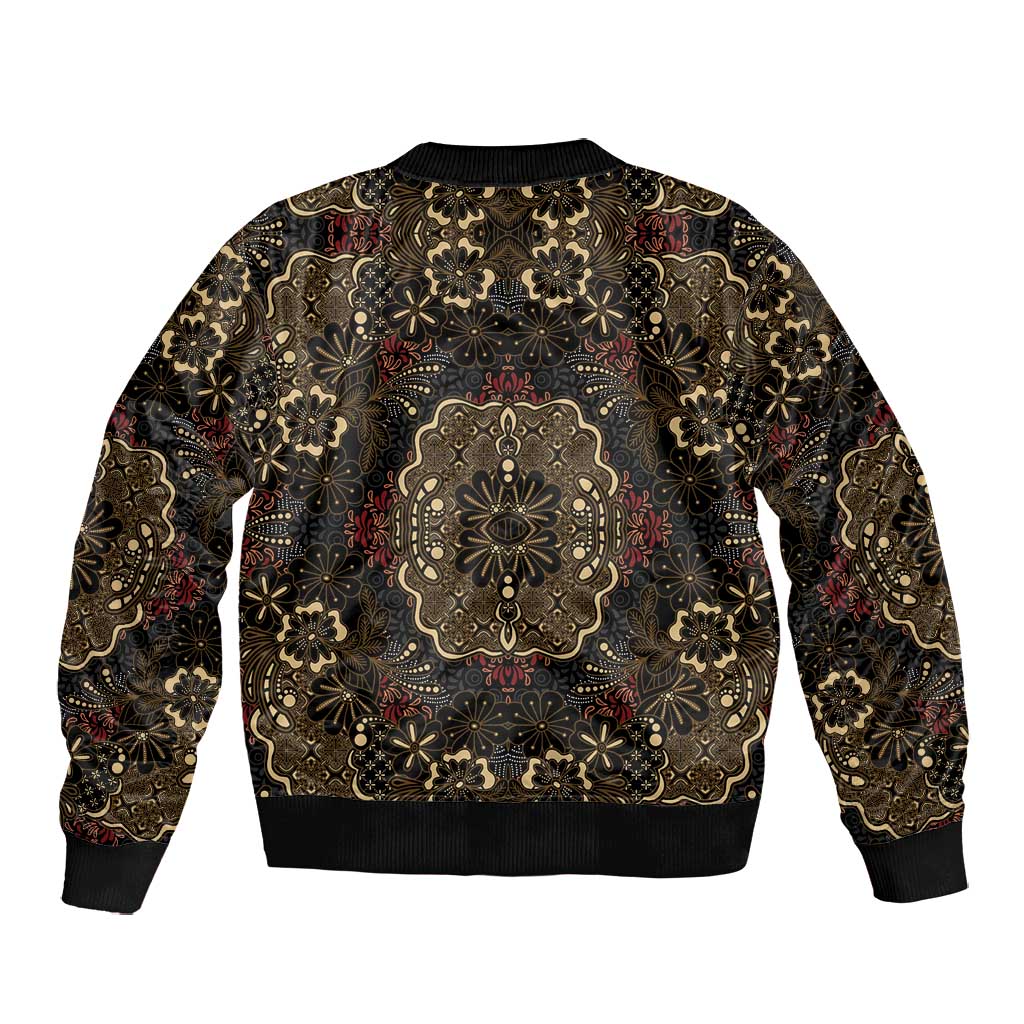Indonesia Javanese Batik Nelson Mandela Madiba Vintage Style Bomber Jacket - African Pride
