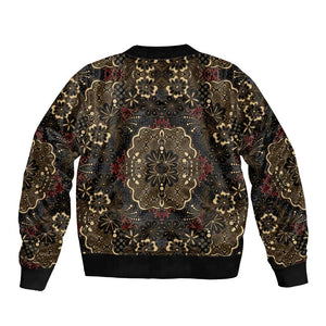 Indonesia Javanese Batik Nelson Mandela Madiba Vintage Style Bomber Jacket - African Pride