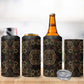 Indonesia Javanese Batik Nelson Mandela Madiba Vintage Style 4 in 1 Can Cooler Tumbler LT15