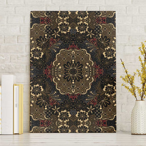Indonesia Javanese Batik Nelson Mandela Madiba Vintage Style Canvas Wall Art - African Pride