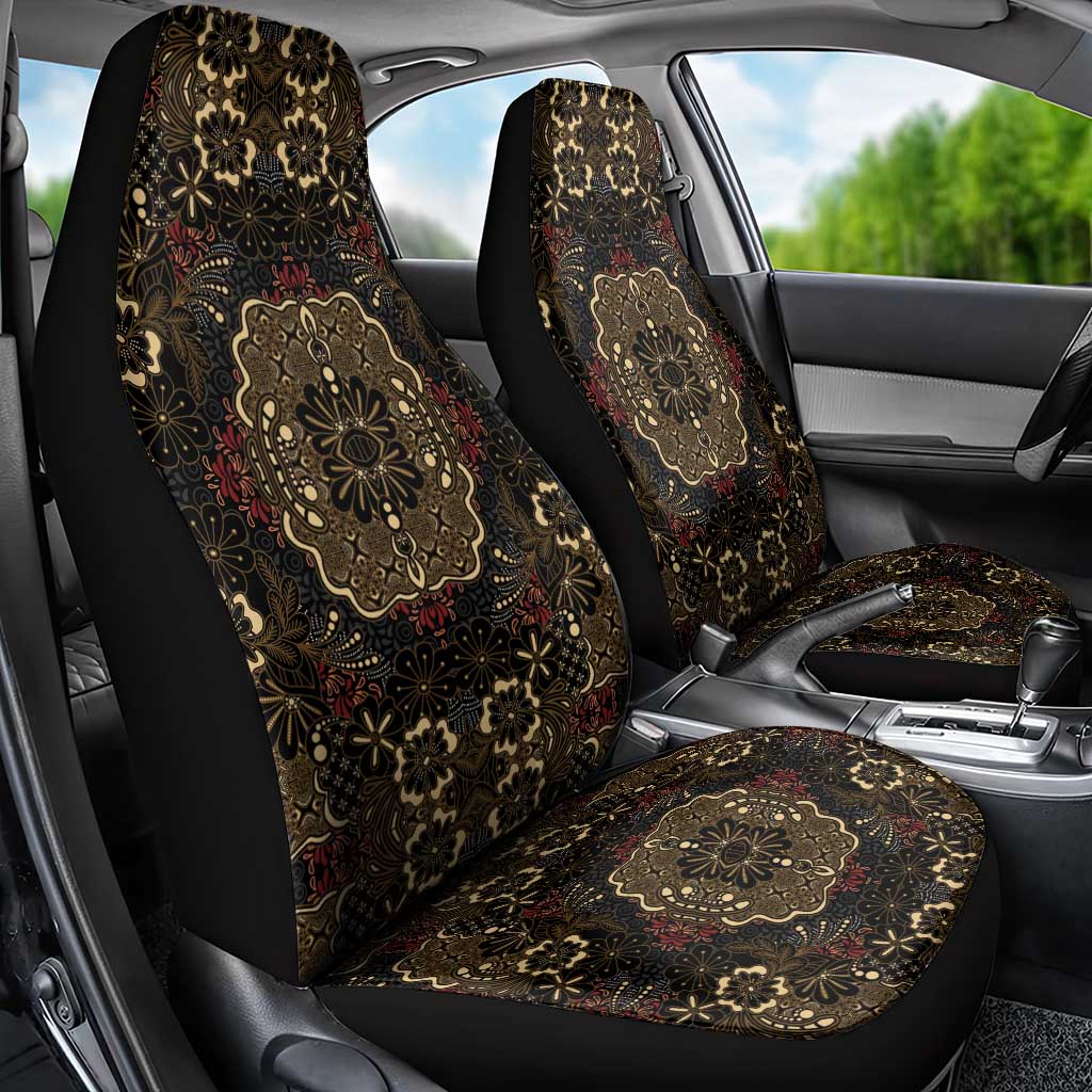 Indonesia Javanese Batik Nelson Mandela Madiba Vintage Style Car Seat Cover - African Pride