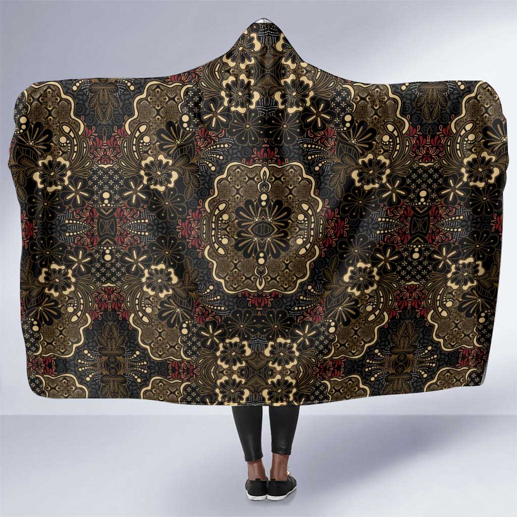 Indonesia Javanese Batik Nelson Mandela Madiba Vintage Style Hooded Blanket - African Pride