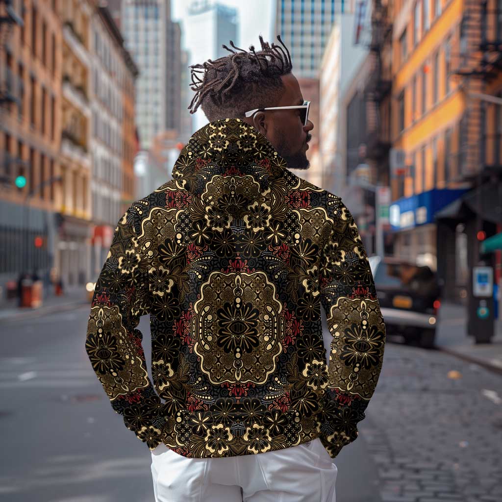 Indonesia Javanese Batik Nelson Mandela Madiba Vintage Style Hoodie - African Pride