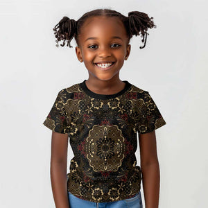 Indonesia Javanese Batik Nelson Mandela Madiba Vintage Style Kid T shirt - African Pride