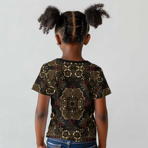 Indonesia Javanese Batik Nelson Mandela Madiba Vintage Style Kid T shirt - African Pride
