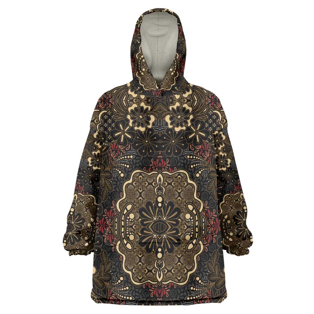 Indonesia Javanese Batik Nelson Mandela Madiba Vintage Style Kid Wearable Blanket Hoodie - African Pride