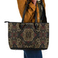 Indonesia Javanese Batik Nelson Mandela Madiba Vintage Style Leather Tote Bag - African Pride