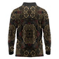 Indonesia Javanese Batik Nelson Mandela Madiba Vintage Style Long Sleeve Polo Shirt - African Pride