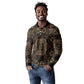 Indonesia Javanese Batik Nelson Mandela Madiba Vintage Style Long Sleeve Polo Shirt - African Pride