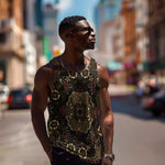 Indonesia Javanese Batik Nelson Mandela Madiba Vintage Style Men Tank Top - African Pride