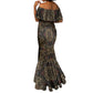Indonesia Javanese Batik Nelson Mandela Madiba Vintage Style Mermaid Dress - African Pride