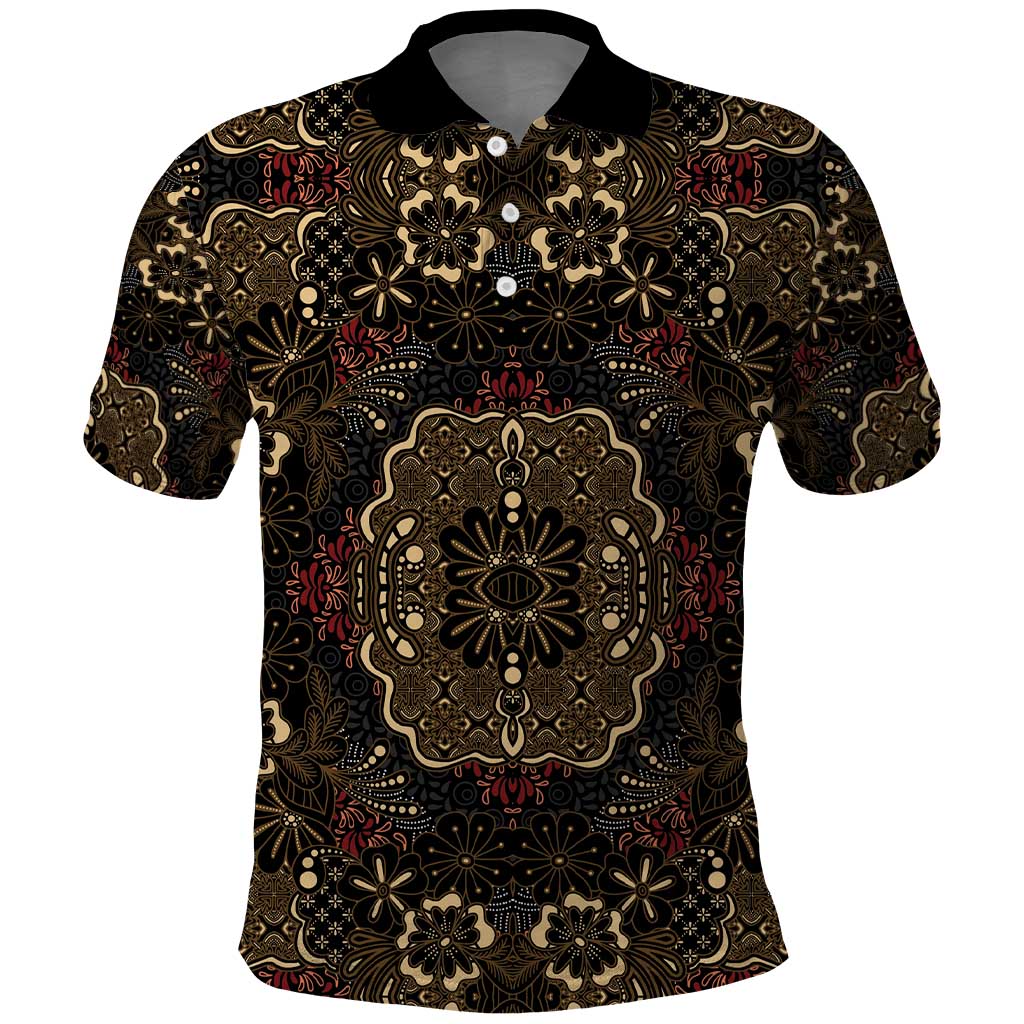 Indonesia Javanese Batik Nelson Mandela Madiba Vintage Style Polo Shirt - African Pride