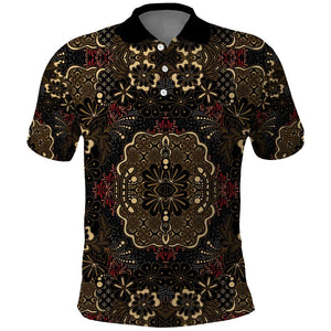 Indonesia Javanese Batik Nelson Mandela Madiba Vintage Style Polo Shirt - African Pride