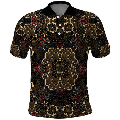 Indonesia Javanese Batik Nelson Mandela Madiba Vintage Style Polo Shirt - African Pride