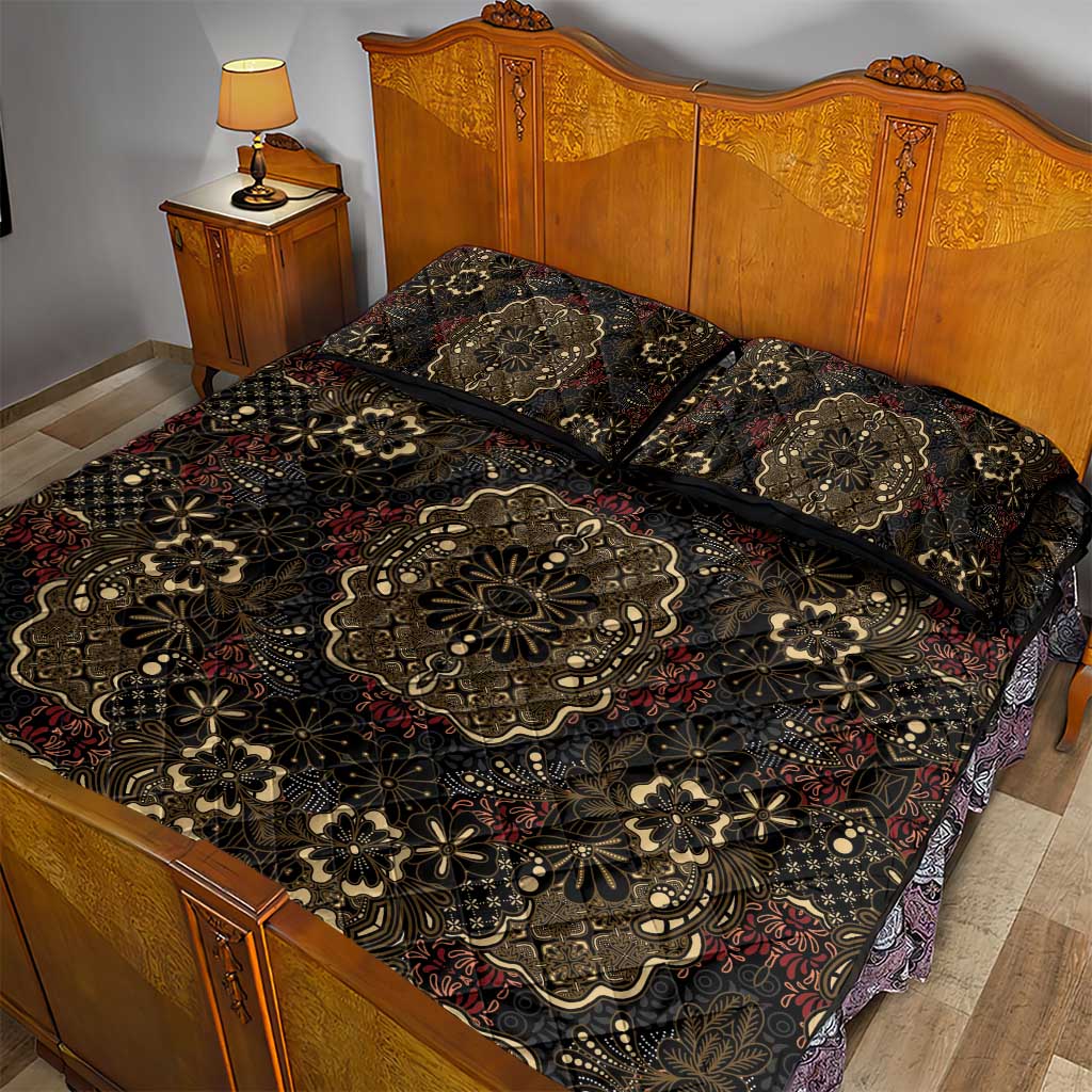 Indonesia Javanese Batik Nelson Mandela Madiba Vintage Style Quilt Bed Set - African Pride